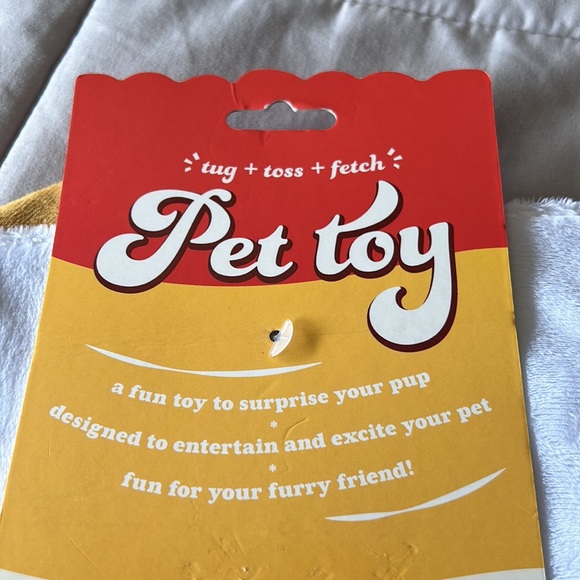 Pet Toy Pizza Tug Toss and Fetch Dog Toy - Picture 4 of 5